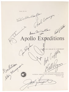 Lot #4345  Astronauts Signed Book