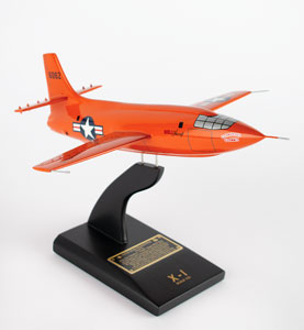 Lot #4504 Chuck Yeager Signed Bell X-1 Rocket Research Plane Model - Image 4