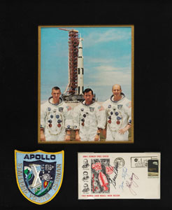 Lot #4155  Apollo 10 Signed Cover