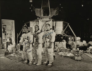 Lot #4291  Apollo 15 Signed Photograph