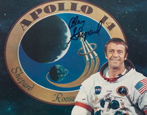 Lot #4270 Alan Shepard Signed Photograph