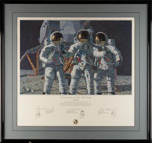 Lot #4222  Apollo 12 Signed Print - Image 2