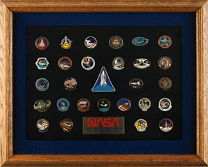 Lot #4403  Space Shuttle Pin Display - Image 2