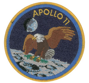 Lot #4211 Guenter Wendt’s Apollo 11 Crew-Presented Patch
