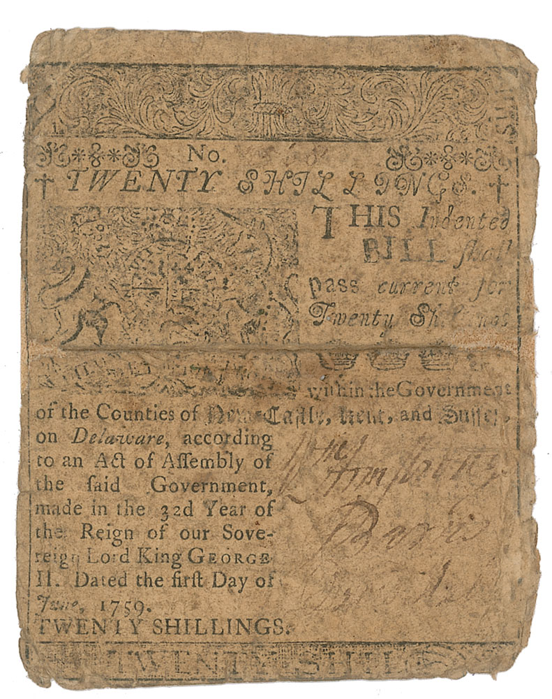 Benjamin Franklin: Continental Currency | RR Auction