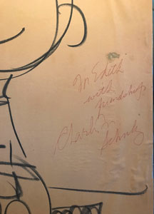 Lot #589 Charlie Brown drawing by Charles Schulz - Image 2