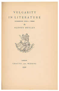 Lot #668 Aldous Huxley - Image 3