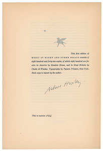 Lot #672 Aldous Huxley - Image 4