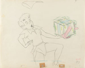 Lot #652 Peter Pan production drawing from Peter