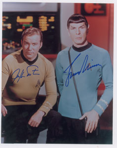 Lot #1054  Star Trek: Shatner and Nimoy