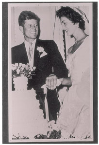 Lot #130 John and Jacqueline Kennedy Wedding Invitation - Image 2