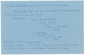 Lot #95 Jacqueline Kennedy Autograph Memo Signed - Image 2