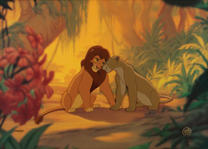 Lot #700 The Lion King limited edition hand-painted cel - Image 1