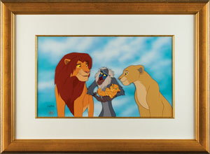 Lot #703 The Lion King limited edition hand-painted cel - Image 2
