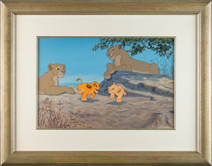 Lot #704 The Lion King limited edition hand-painted cel - Image 2