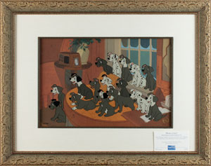 Lot #730  101 Dalmatians limited edition hand-painted cel - Image 2