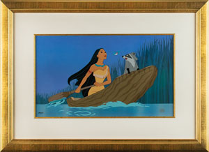 Lot #710  Pocahontas limited edition hand-painted cel - Image 2