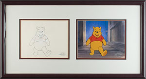 Lot #680 Winnie the Pooh production cel and drawing from The New Adventures of Winnie the Pooh - Image 2