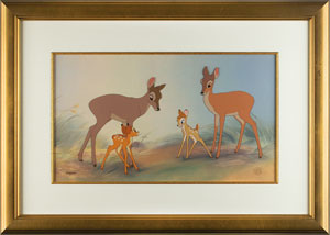 Lot #711  Bambi limited edition hand-painted cel - Image 2