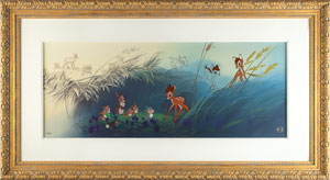 Lot #726  Bambi limited edition hand-painted cel - Image 2