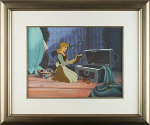 Lot #674  Cinderella limited edition hand-painted cel - Image 2