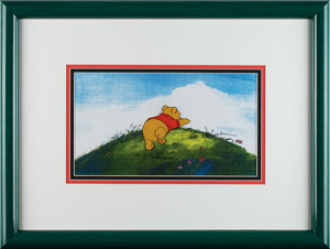 Lot #685  Winnie the Pooh production cel signed by Frank Thomas and Ollie Johnston - Image 2