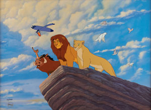 Lot #723 The Lion King limited edition hand-painted cel - Image 1