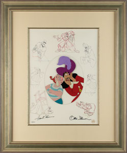Lot #714  Peter Pan limited edition hand-painted cel signed by Frank Thomas and Ollie Johnson - Image 2
