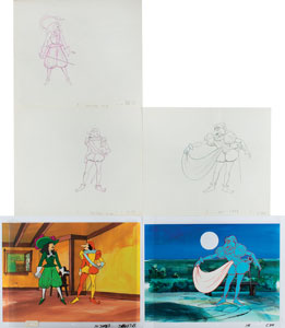 Lot #813 Cyrano de Bergerac production cels and drawings from Cyrano - Image 1