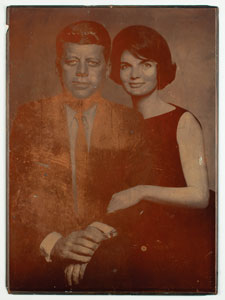 Lot #112 John and Jacqueline Kennedy Photoengraver's Plate - Image 1