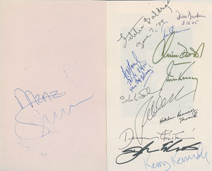 Lot #176 John F. Kennedy Jr. Multi-Signed Congressional Tributes Book - Image 2