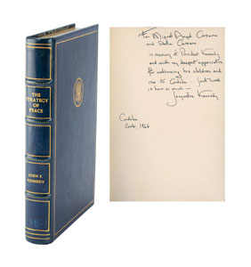 Lot #22 Jacqueline Kennedy Signed Book