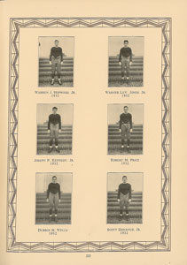 Lot #91 John F. Kennedy and Joe Kennedy, Jr. 1933 Choate School Yearbook - Image 3