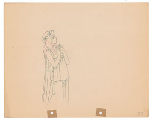 Lot #620 Persephone production drawing from The