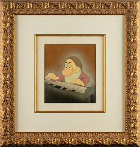 Lot #487 Grumpy production cel from Snow White and the Seven Dwarfs - Image 2