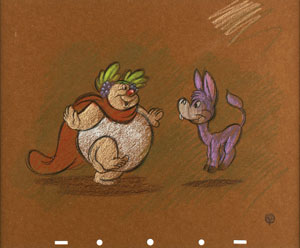 Lot #512 Jacchus and Bacchus concept production drawing from Fantasia - Image 1