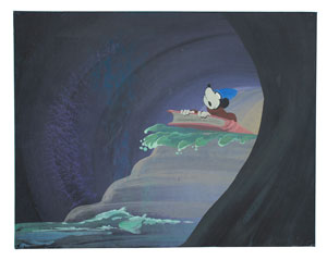 Lot #503 Mickey Mouse concept painting from Fantasia - Image 1