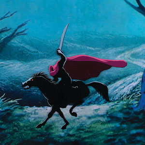 Lot #534 The Headless Horseman production cel from The Legend of Sleepy Hollow - Image 1