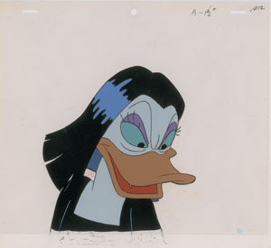 Lot #672 Magica De Spell production cel and drawing from DuckTales - Image 1