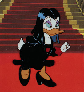 Lot #673 Magica De Spell production cel from DuckTales - Image 1