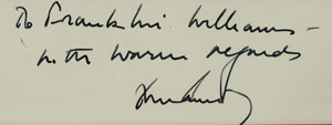 Lot #24 John F. Kennedy Signed Photograph - Image 2