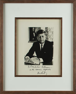 Lot #24 John F. Kennedy Signed Photograph - Image 3