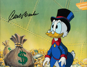 Lot #678 Uncle Scrooge production cel from