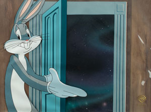 Lot #798 Bugs Bunny production cel from Invasion of the Bunny Snatchers - Image 1