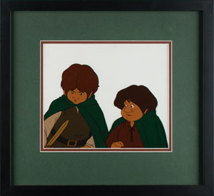 Lot #600 Frodo and Samwise production cel from The Lord of the Rings - Image 2