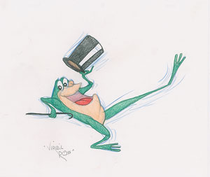 Lot #786 Michigan J. Frog original drawing by Virgil Ross - Image 1