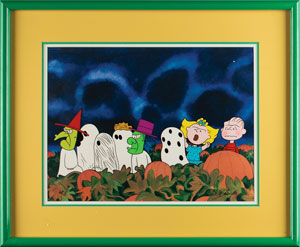 Lot #588 The Peanuts gang limited edition cel from It's the Great Pumpkin, Charlie Brown signed by Bill Melendez - Image 2