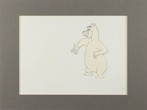 Lot #805 Chilly Willy and Maxie the Polar Bear production cel signed by Walter Lantz - Image 2