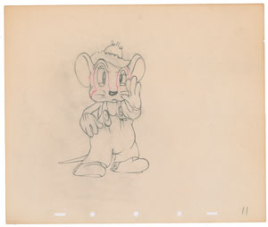 Lot #625 Abner production drawing from The Country Cousin - Image 1