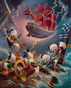 Lot #745 Carl Barks: Afoul of the Flying Dutchman - Image 2